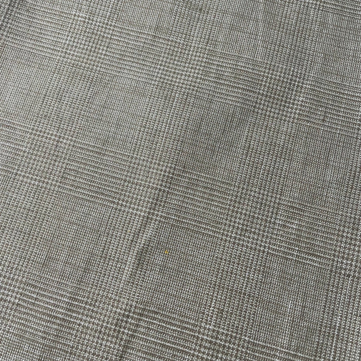 Linen Blend Glossy Fabric 6631 6599 - The Linen Lab - 6631 BROWN