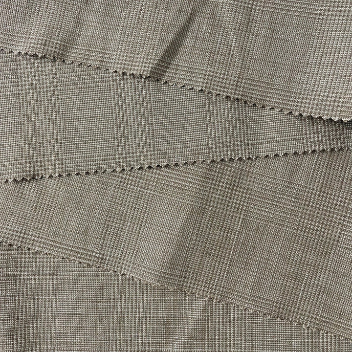 Linen Blend Glossy Fabric 6631 6599 - The Linen Lab - 6631 BROWN