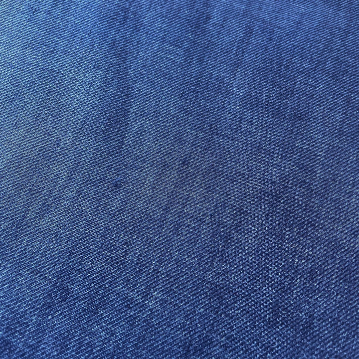 Linen Blue Twill Fabric 3943 - The Linen Lab - Blue
