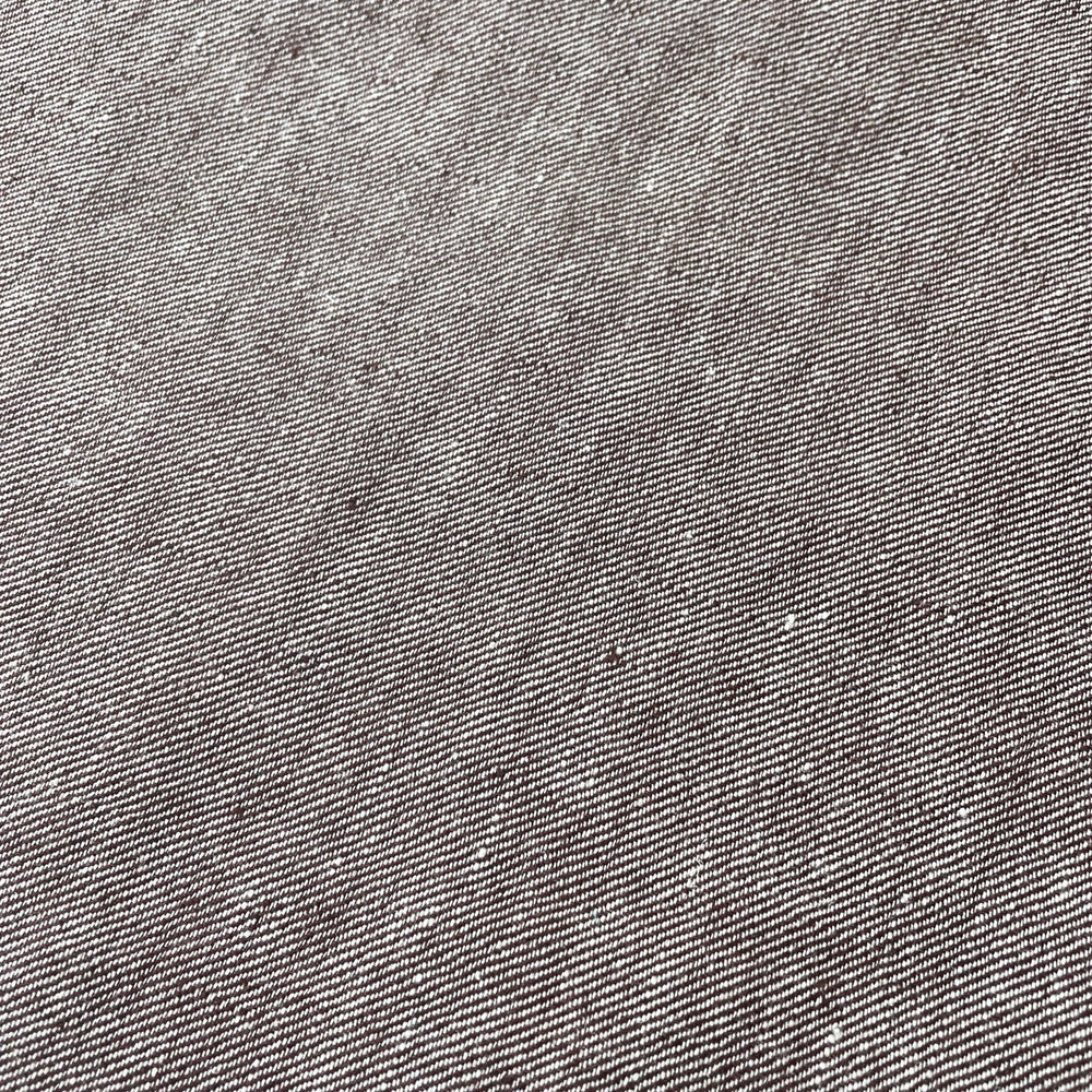 Linen Brown Twill Fabric 4796 - The Linen Lab - Brown