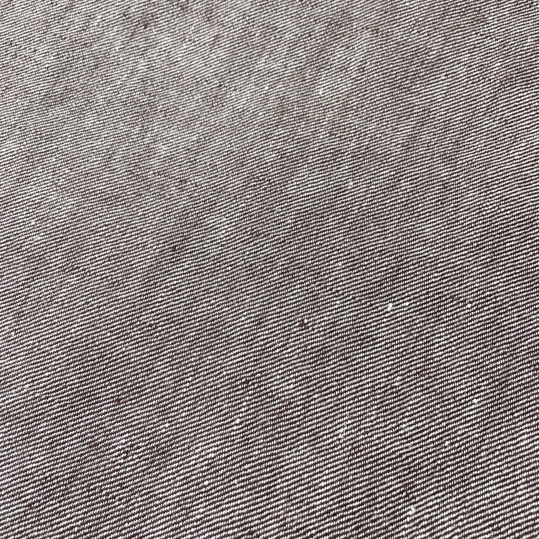 Linen Brown Twill Fabric 4796 - The Linen Lab - Brown