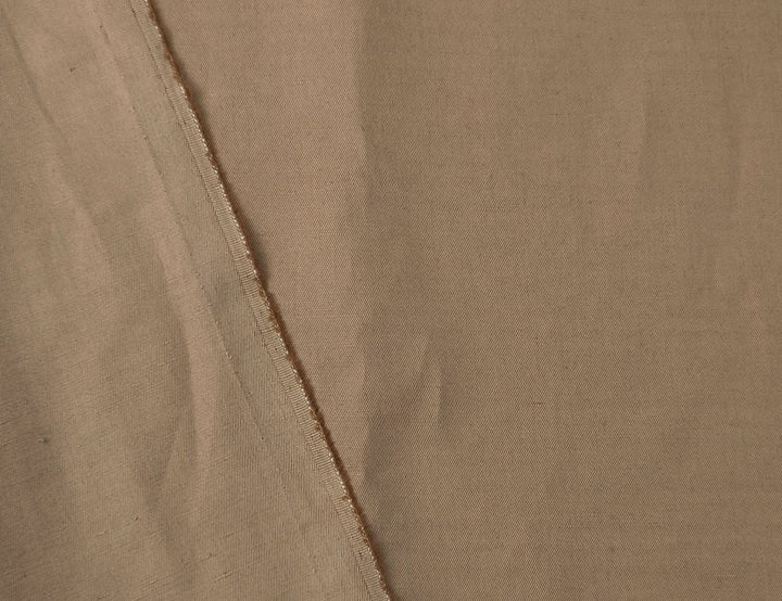 Linen Cotton Compact Twill Solid Fabric 3154 - The Linen Lab - Beige