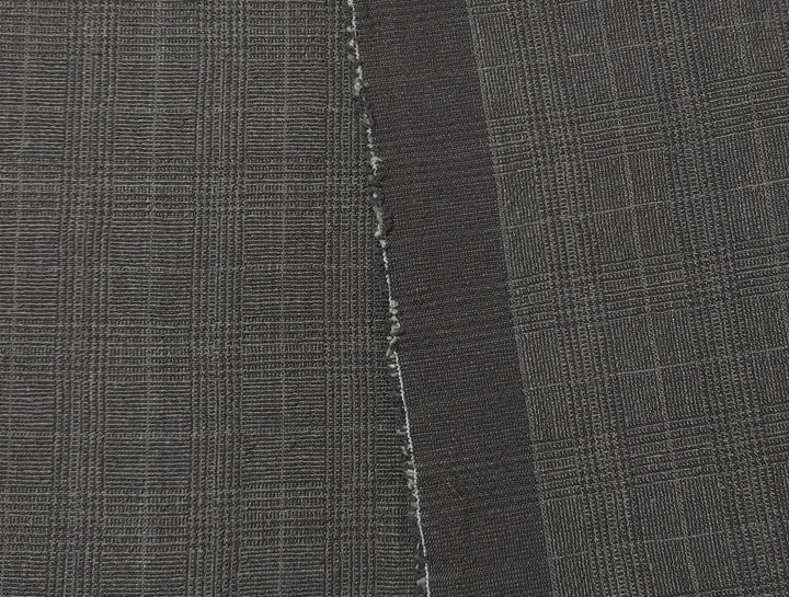 Linen Cotton Glen Plaid Fabric: Heavyweight Elegance for Crafting and Home Décor 7582 7583 - The Linen Lab - Grey