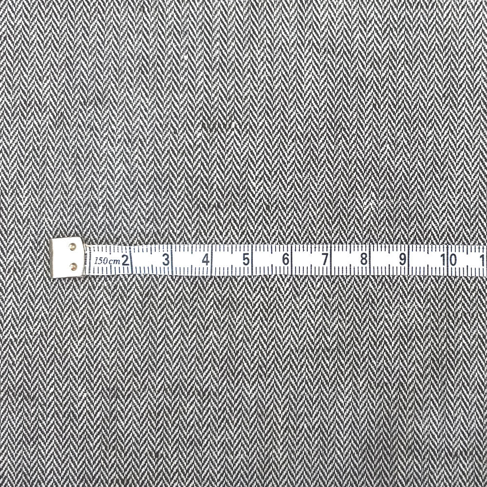 Linen Cotton HBT Chambray Fabric (2750 2417) - The Linen Lab - Beige