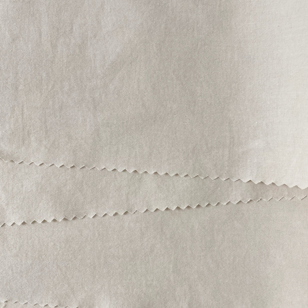 Linen Cotton Nylon Warp Stretch Fabric 7099 7362 7188 - The Linen Lab - Beige