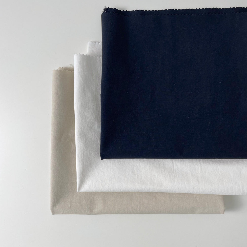 Linen Cotton Nylon Warp Stretch Fabric 7099 7362 7188 - The Linen Lab - Navy
