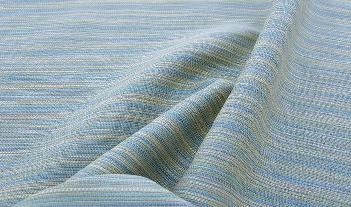 Linen Cotton Rainbow Tweed Fabric (1657) - The Linen Lab - green