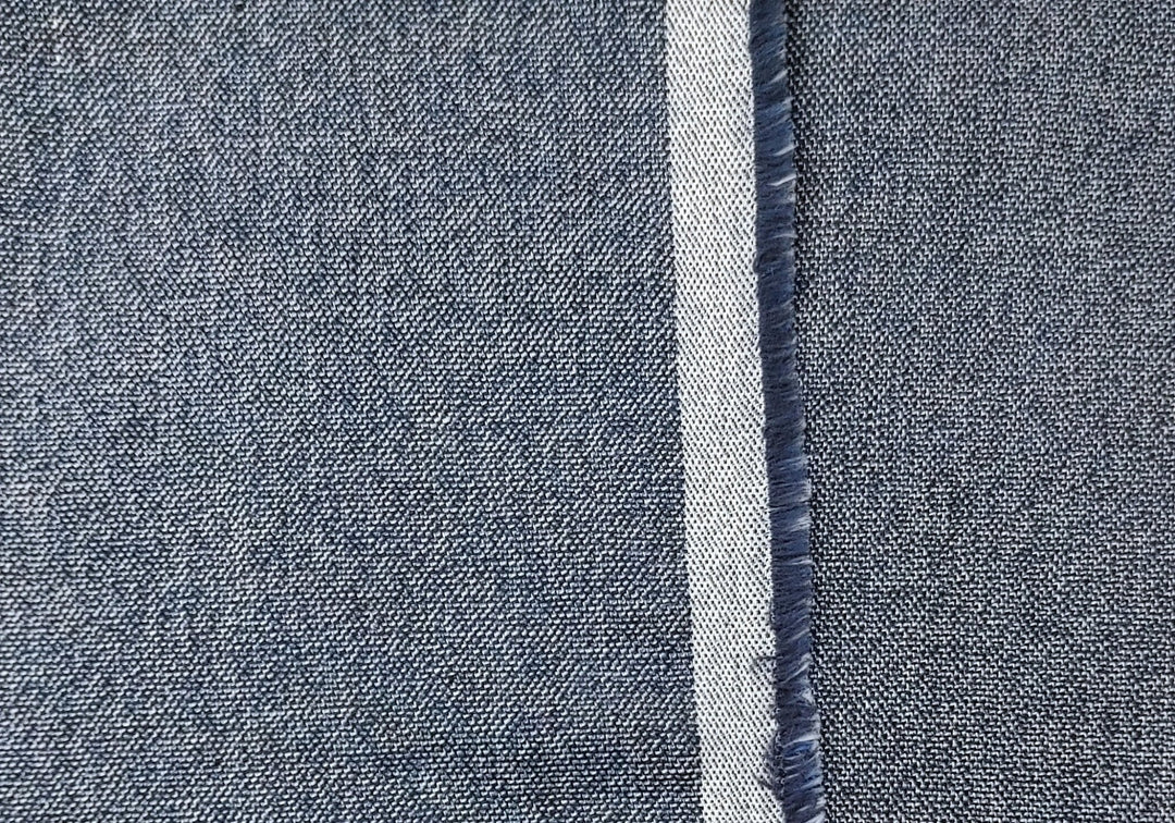 Linen Cotton Ramie Stretch Twill Chambray Fabric 4310 4311 - The Linen Lab - Beige