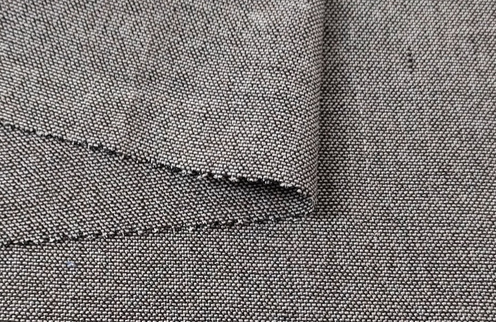 Linen Cotton Ramie Stretch Twill Chambray Fabric 4310 4311 - The Linen Lab - Beige