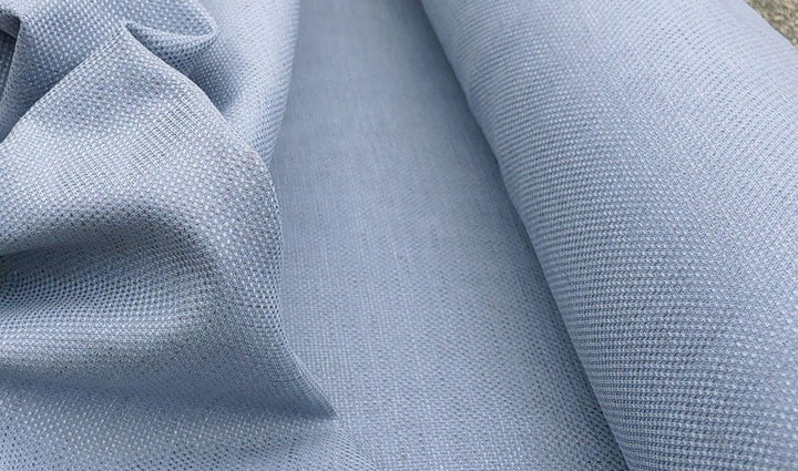 Linen Cotton Tweed Chambray Fabric (3732 3763 3736) - The Linen Lab - red