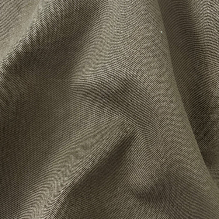 Linen Cotton Twill Fabric 7157 6943 - The Linen Lab - 6943 KHAKI