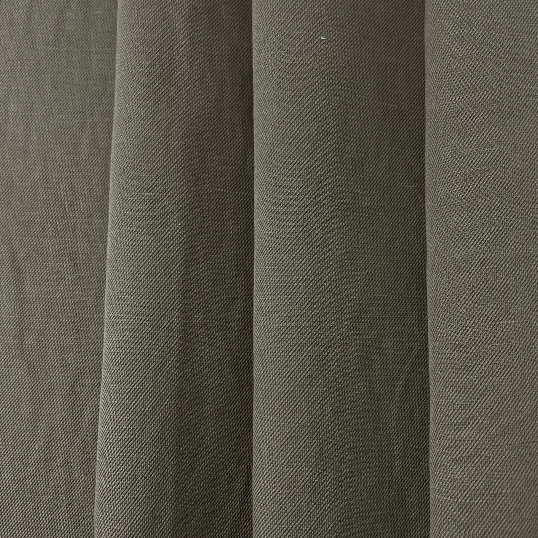 Linen Cotton Twill Fabric 7157 6943 - The Linen Lab - 6943 KHAKI