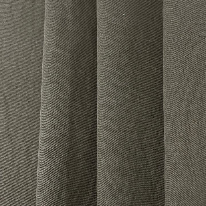 Linen Cotton Twill Fabric 7157 6943 - The Linen Lab - 6943 KHAKI