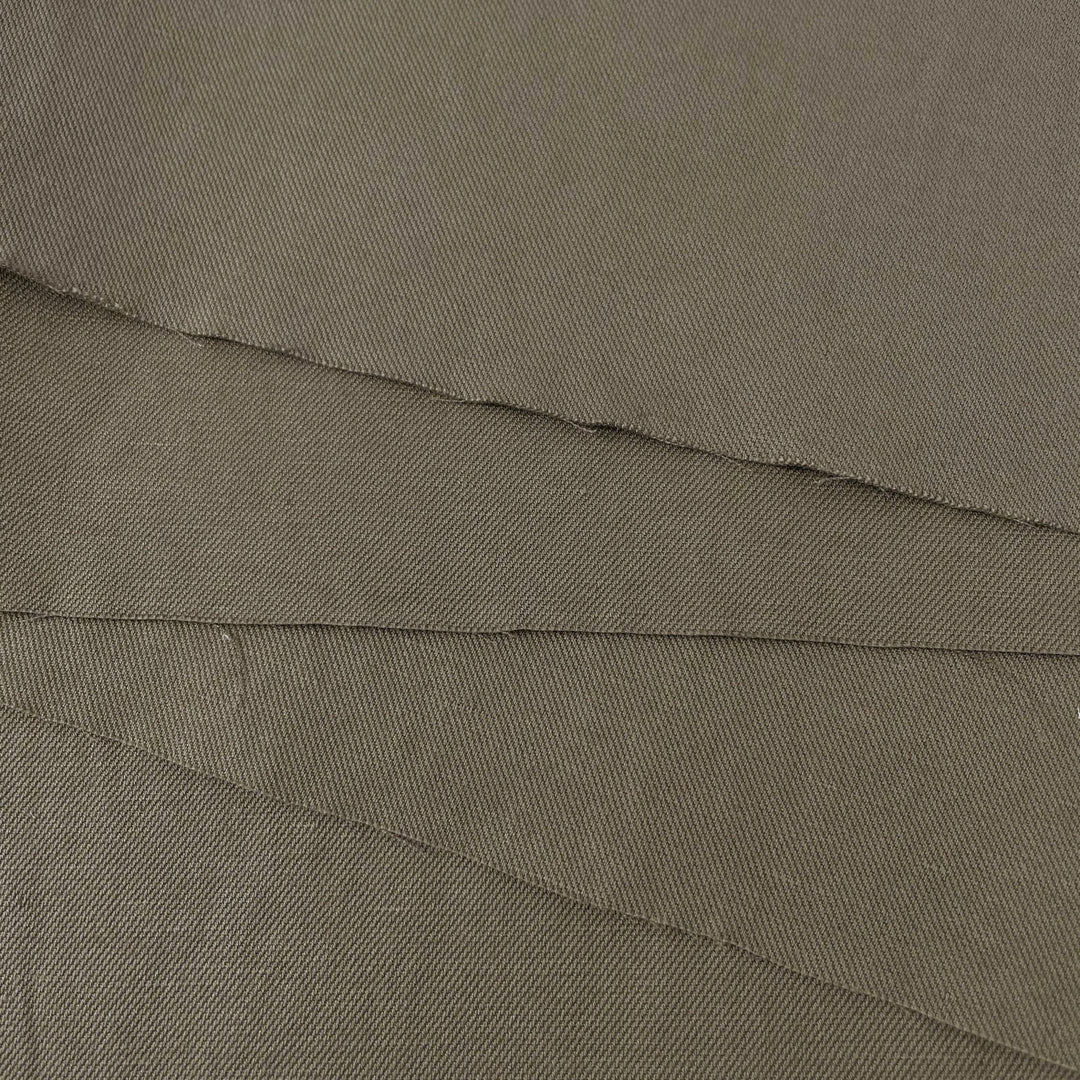 Linen Cotton Twill Fabric 7157 6943 - The Linen Lab - 6943 KHAKI
