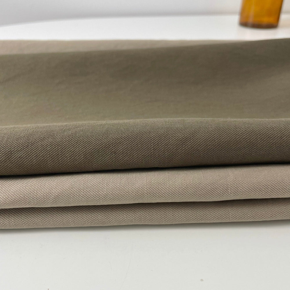 Linen Cotton Twill Fabric 7157 6943 - The Linen Lab - 7157 BEIGE
