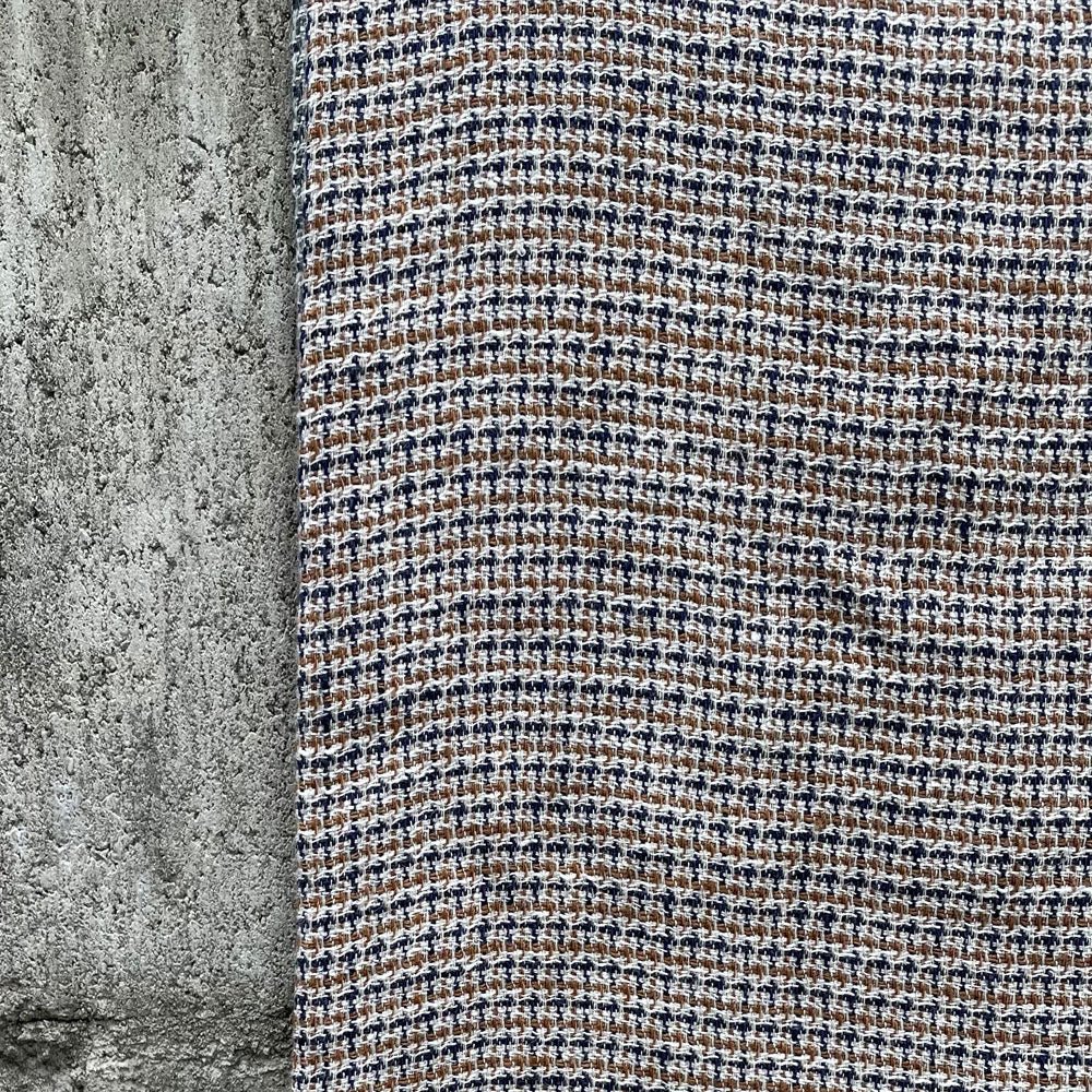 Linen Dobby Tweed Chambray Fabric (6476 6477) - The Linen Lab - Green