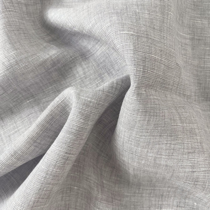 Linen Dot Shape Fabric 4613 6608 - The Linen Lab - Grey