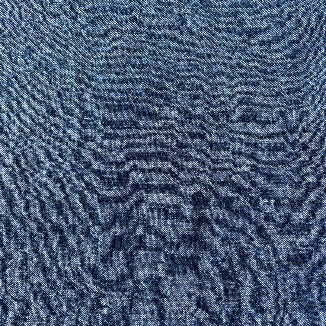 Linen Fabric Light Weight Soft Touch 21S 4892 6449 7252 6351 - The Linen Lab - Navy