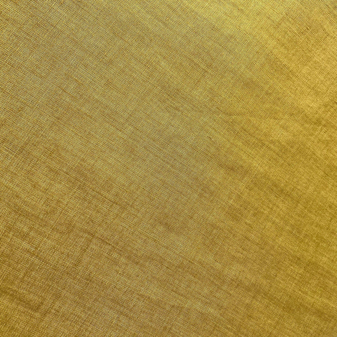 Linen Fabric Light Weight Soft Touch 21S 6132 7019 7018 6784 - The Linen Lab - Mustard