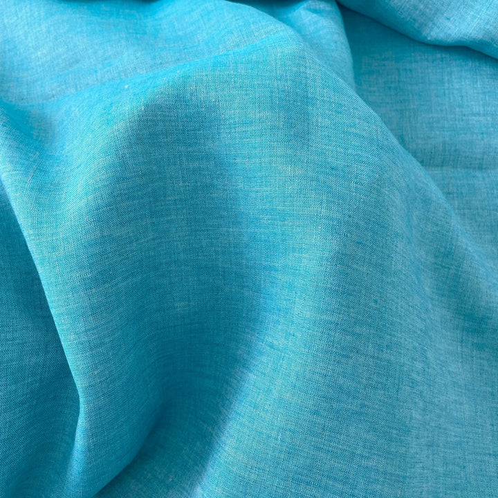 Linen Fabric Light Weight Soft Touch 21S 6591 7246 7041 7021 - The Linen Lab - Blue