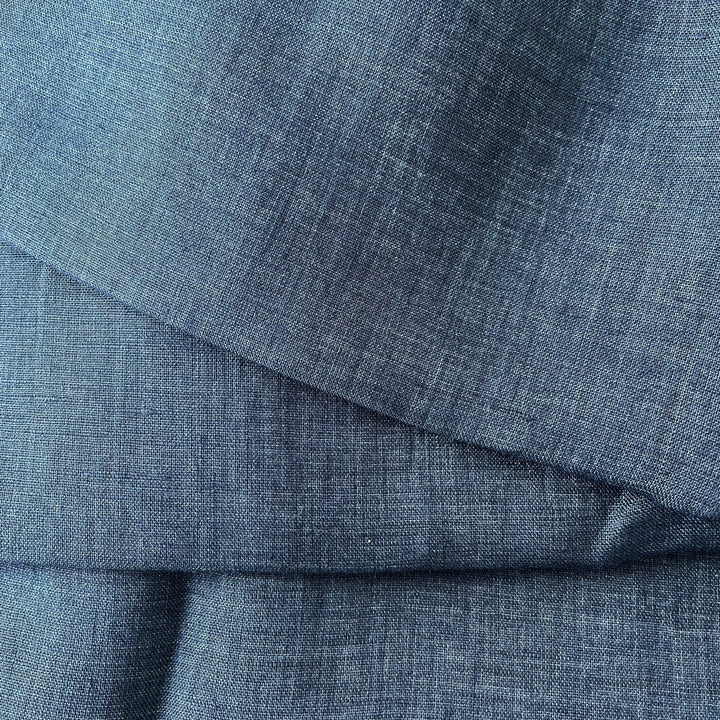 Linen Fabric Light Weight Soft Touch 21S 7115 7031 6785 6271 - The Linen Lab - Blue
