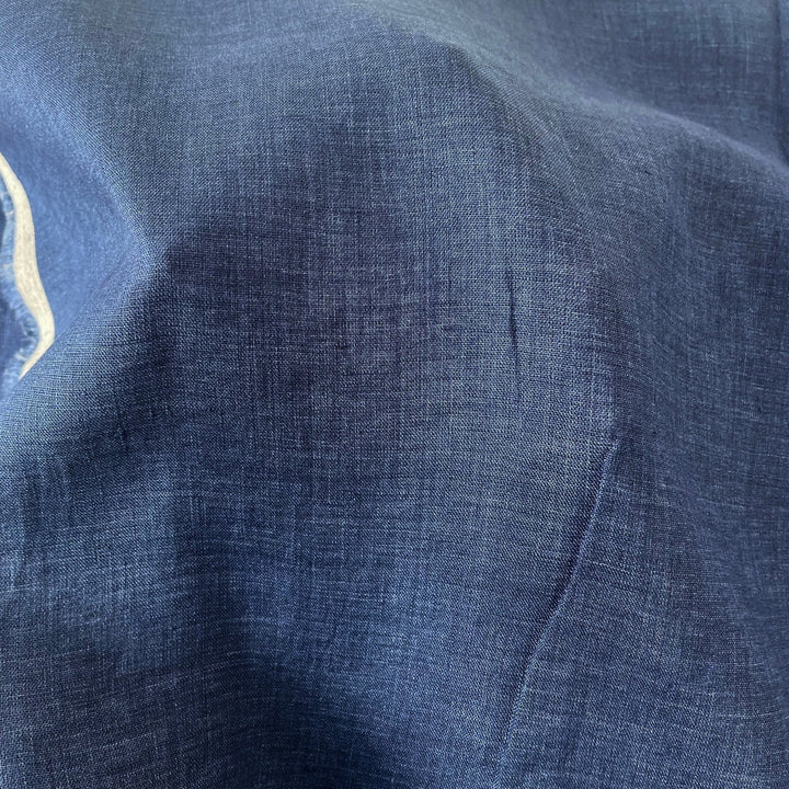 Linen Fabric Light Weight Soft Touch 21S 7115 7031 6785 6271 - The Linen Lab - Blue(dark)