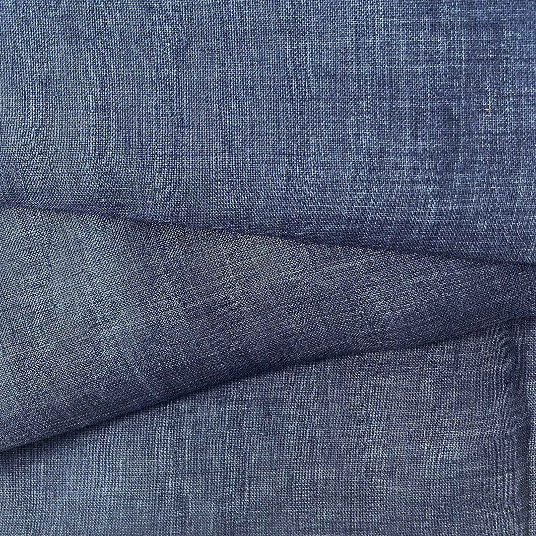 Linen Fabric Light Weight Soft Touch 21S 7115 7031 6785 6271 - The Linen Lab - Blue(dark)