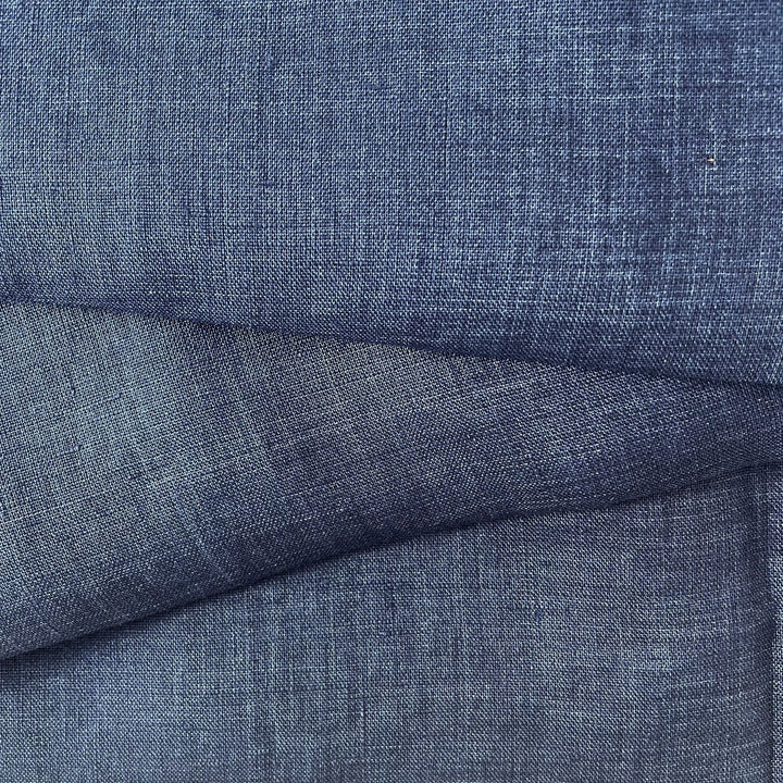 Linen Fabric Light Weight Soft Touch 21S 7115 7031 6785 6271 - The Linen Lab - Blue(dark)