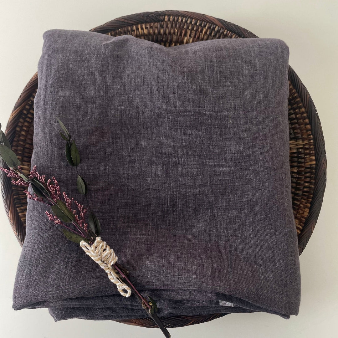 Linen Fabric Light Weight Soft Touch 21S 7365 7366 7260 - The Linen Lab - Grey