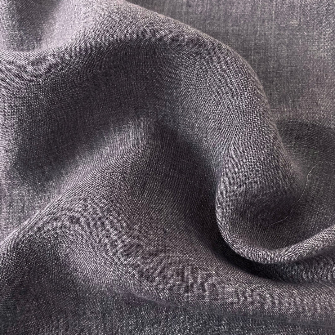 Linen Fabric Light Weight Soft Touch 21S 7365 7366 7260 - The Linen Lab - Grey