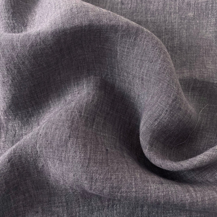 Linen Fabric Light Weight Soft Touch 21S 7365 7366 7260 - The Linen Lab - Grey