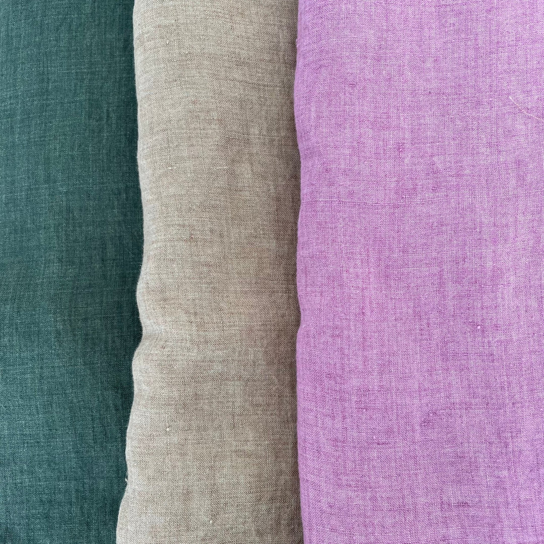 Linen Fabric Light Weight Soft Touch 21S 7575 7566 7576 - The Linen Lab - Pink