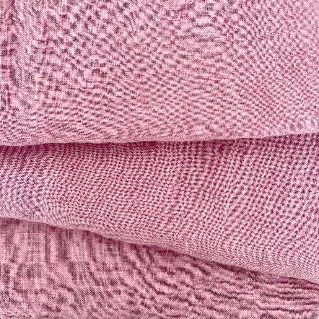 Linen Fabric Light Weight Soft Touch 21S 7575 7566 7576 - The Linen Lab - Pink