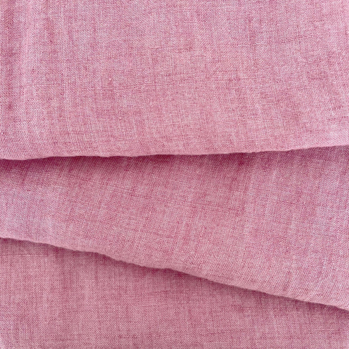 Linen Fabric Light Weight Soft Touch 21S 7575 7566 7576 - The Linen Lab - Pink