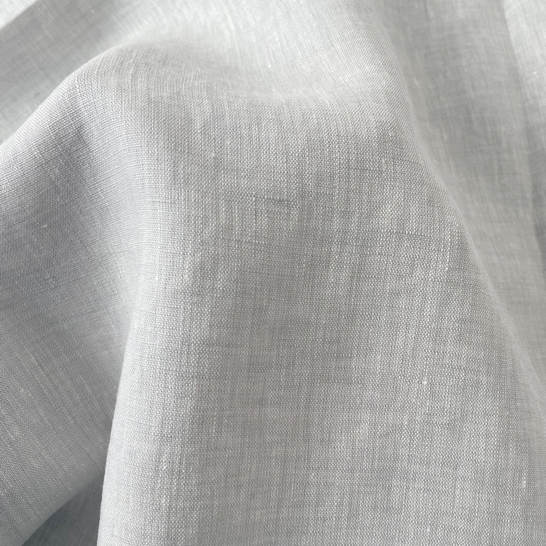 Linen Fabric Medium Weight Soft Touch 14S 6220 6600 6366 7369 - The Linen Lab - Grey(dark)