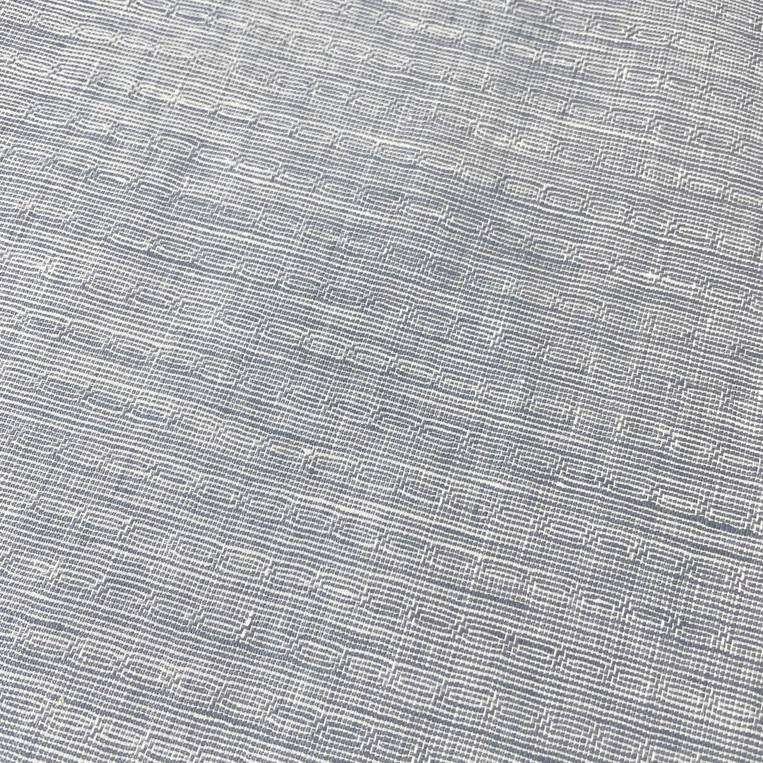 Linen Jacquard Small Pattern Fabric 4888 4887 - The Linen Lab - Blue