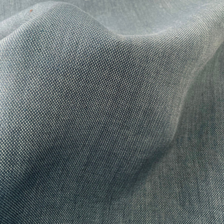 Linen Natural Grey Dot Fabric 7288 7438 - The Linen Lab - Natural