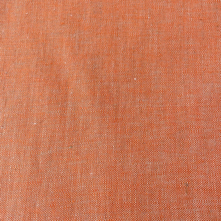 Linen Orange Dot Fabric 3509 - The Linen Lab - Orange