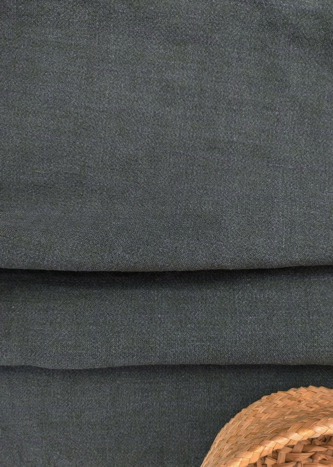 Linen Rayon High Twisted Fabric 4626 - The Linen Lab - Green(Dark)