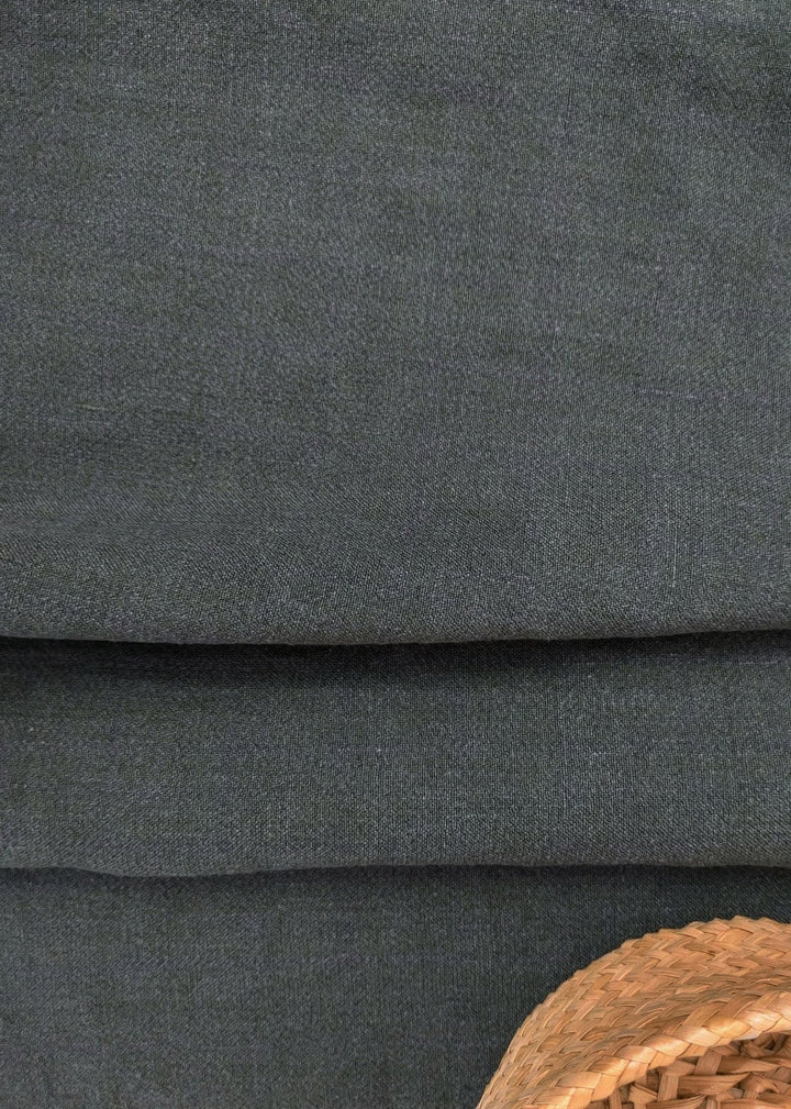 Linen Rayon High Twisted Fabric 4626 - The Linen Lab - Green(Dark)