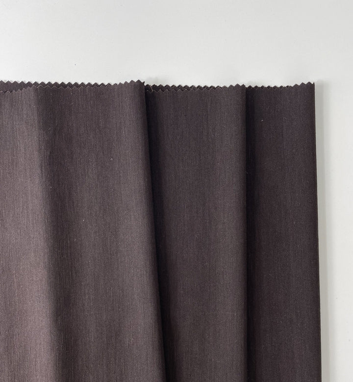 Linen Rayon Strech Melange Fabric 6638 6812 6811 6843 - The Linen Lab - BROWN 6843