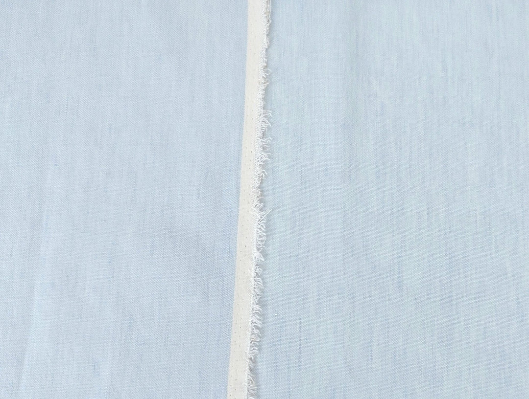 Linen Rayon Stretch Twill Fabric 7315 7316 7433 7454 7672 7753 - The Linen Lab - Blue(Light)