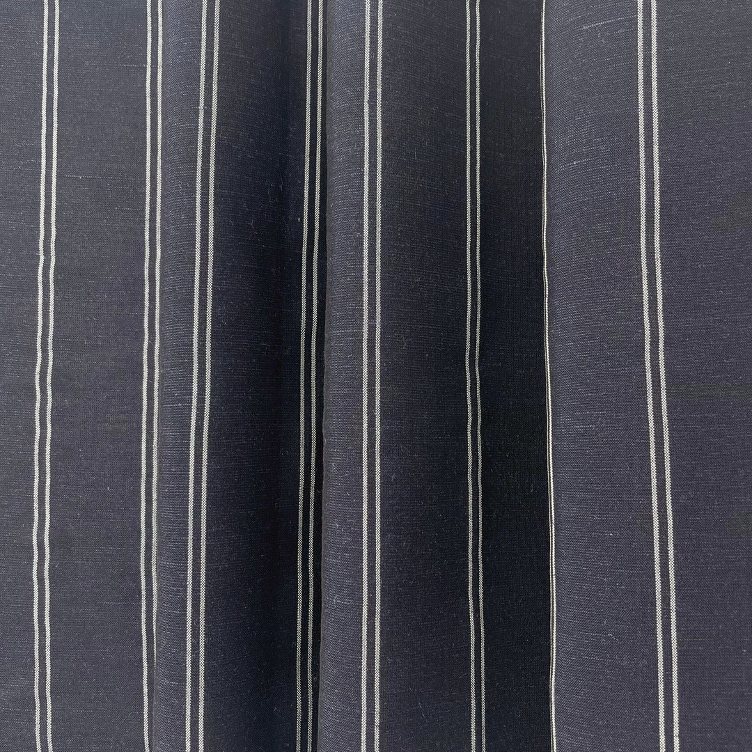 Linen Tencel Rayon Stripe Fabric 6942 - The Linen Lab - 6942