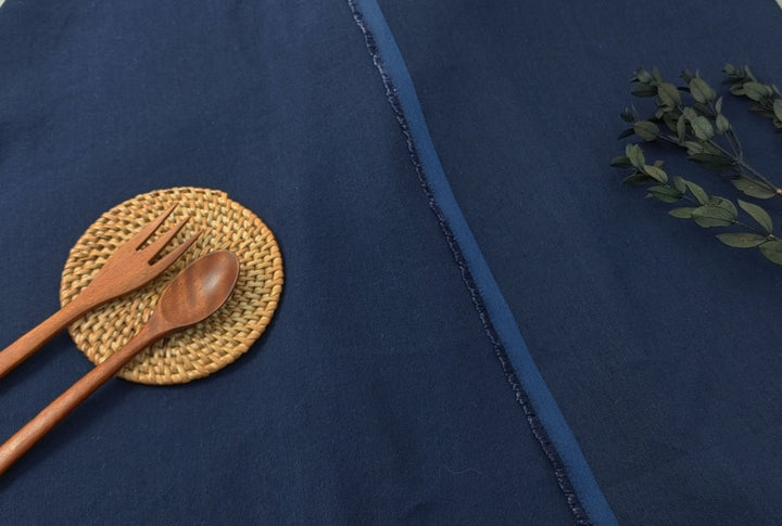 Linen Tencel Twill Fabric for Versatile and Elegant Creations 3217 6895 3530 - The Linen Lab - Navy