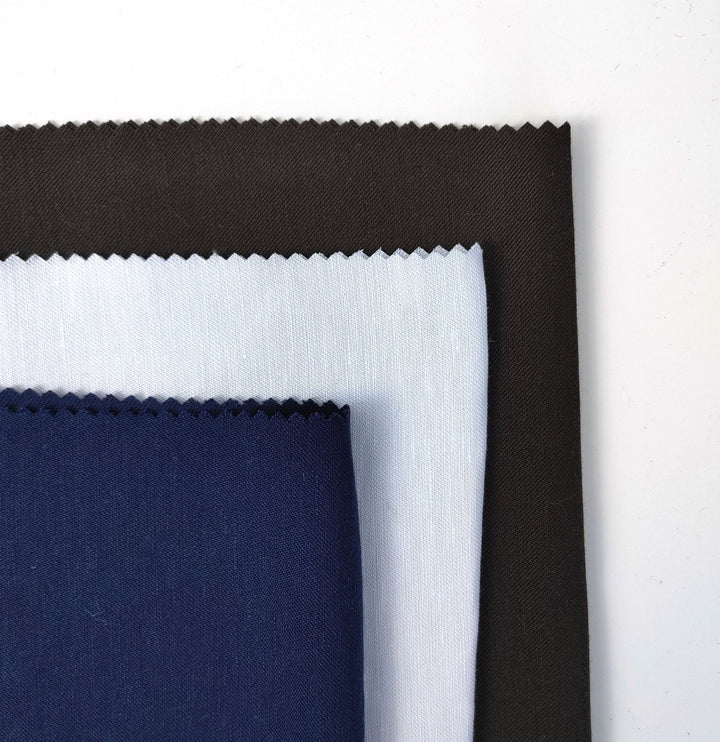 Linen Tencel Twill Fabric for Versatile and Elegant Creations 3217 6895 3530 - The Linen Lab - White
