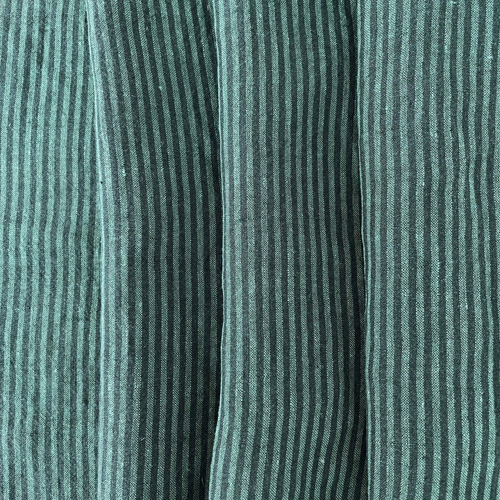 Linen Thin Stripe Fabric 6267 6495 6496 - The Linen Lab - Yellow