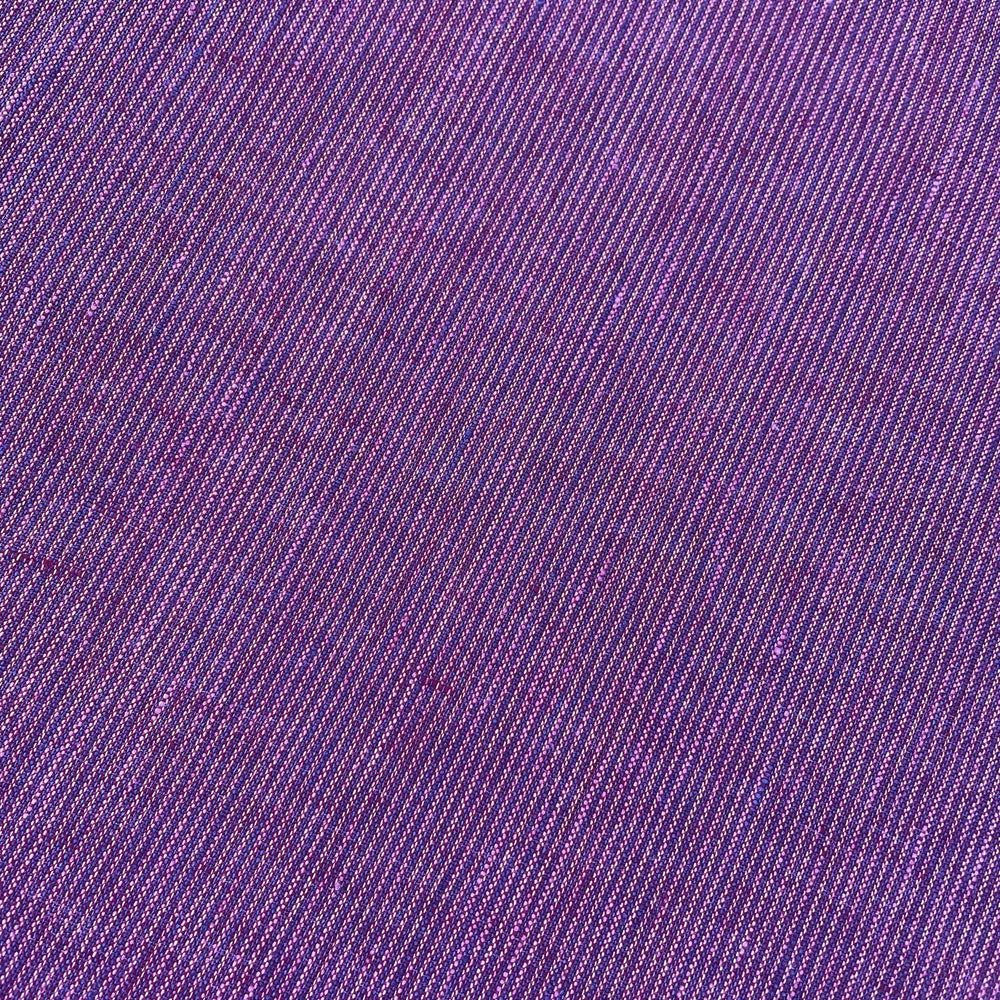 Linen Violet Stripe Fabric 6755 - The Linen Lab - Violet
