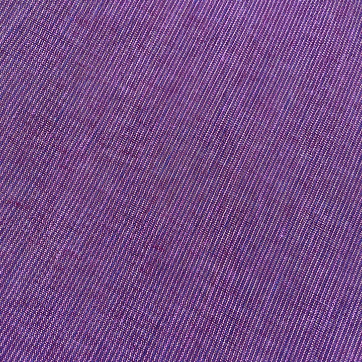 Linen Violet Stripe Fabric 6755 - The Linen Lab - Violet