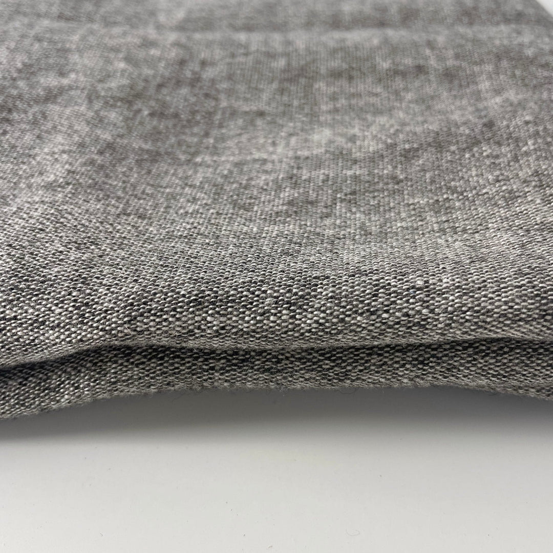 Linen Wool Fabric 6105 6106 6107 - The Linen Lab - Brown