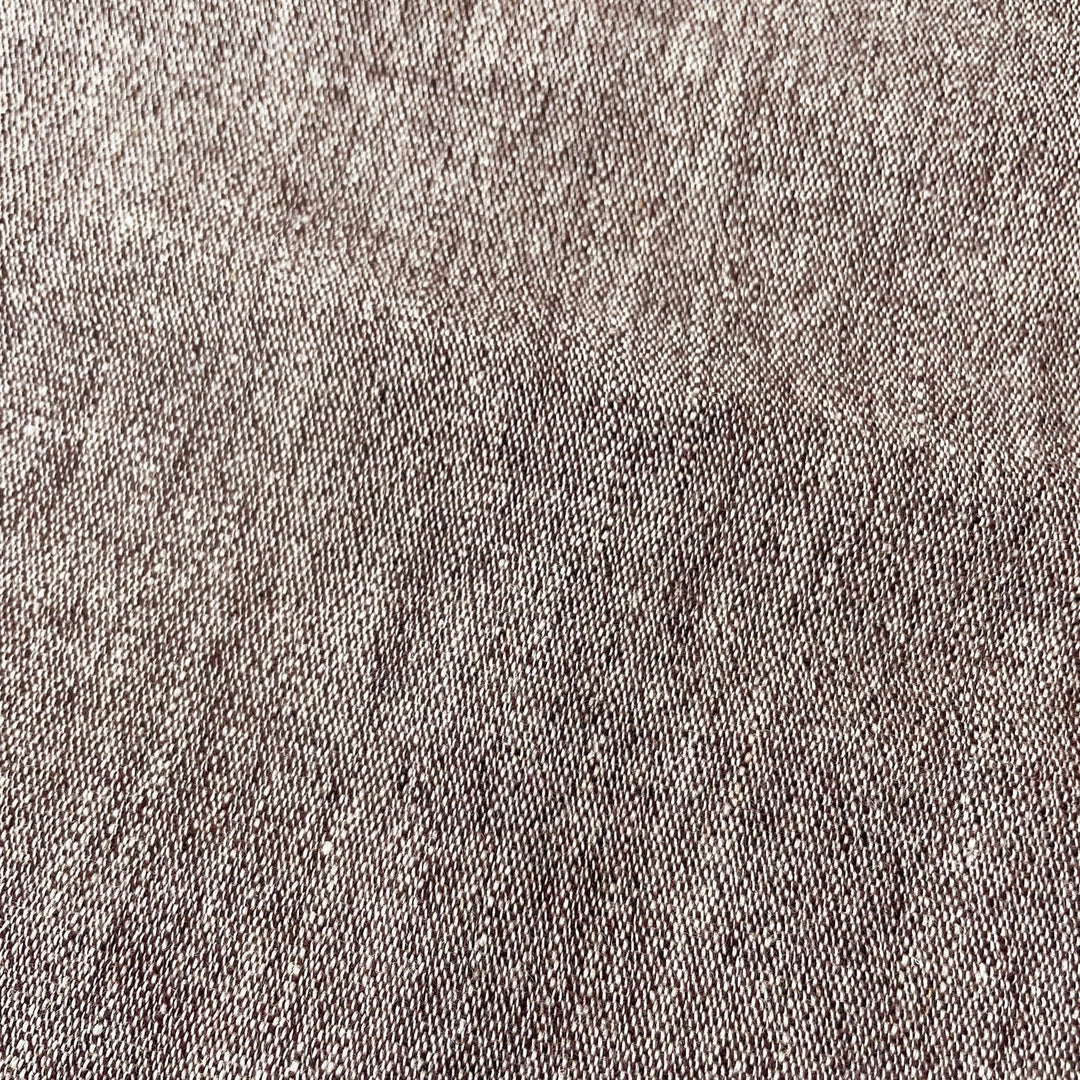 Linen Wool Fabric 6105 6106 6107 - The Linen Lab - Brown